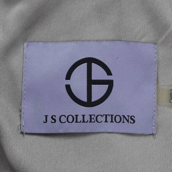 JS Collections Sequin Formal Dress Long Sleeve Purple Size  6 - Picture 7 of 10